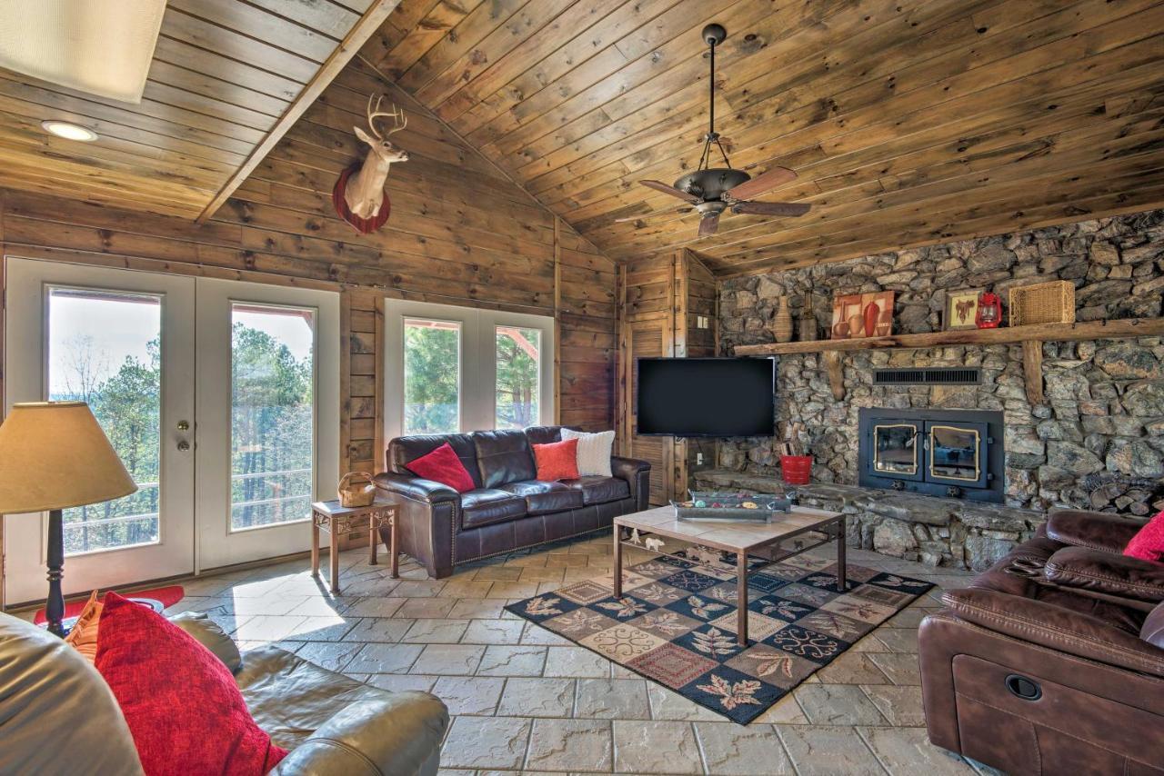 Broken Bow Mountaintop Home With Hot Tub! Exterior foto